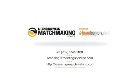 licensing matchmaking